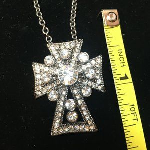 Vintage Crystal Cross
